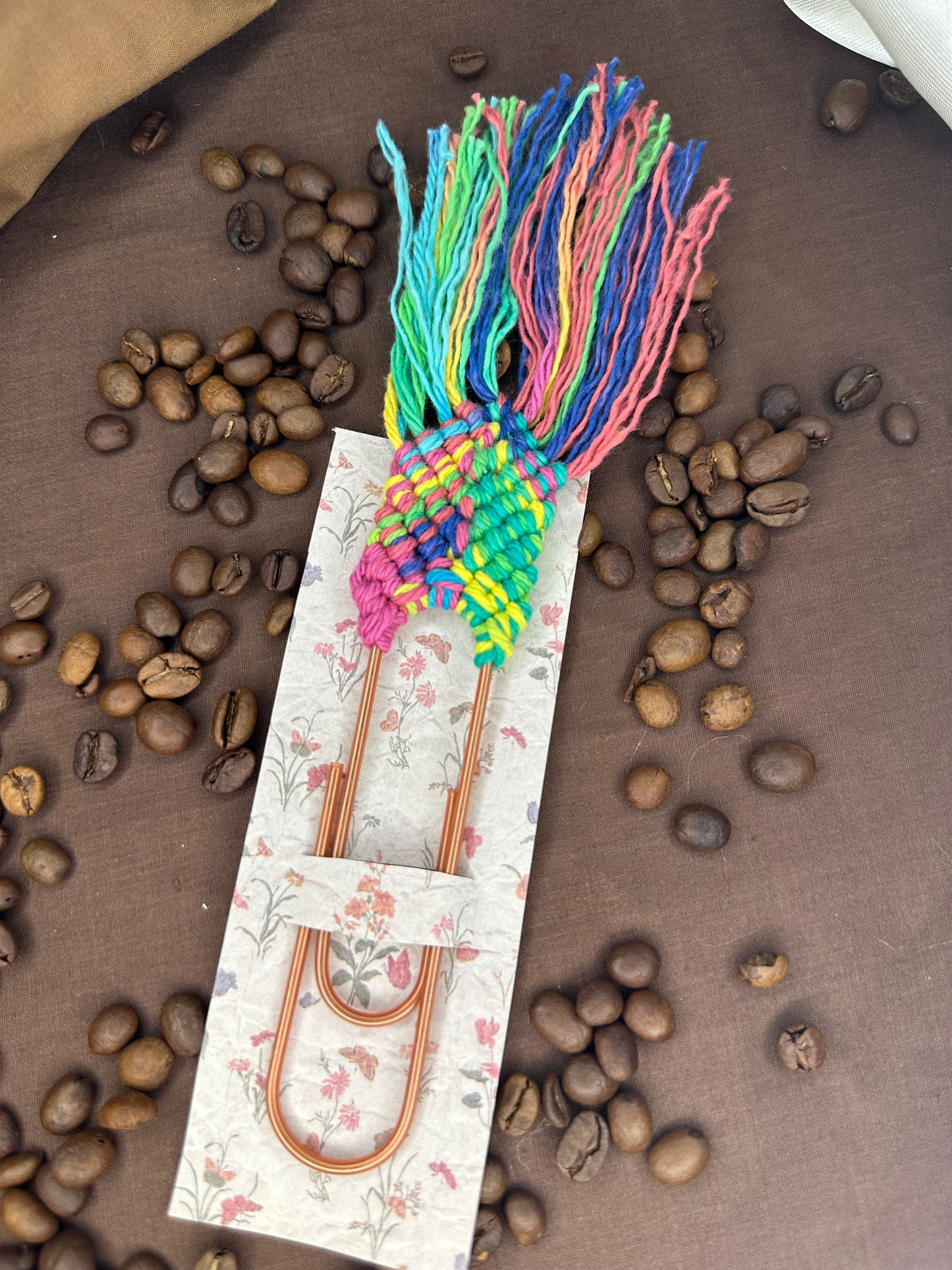 Bookmarks Giant Paperclips Macrame