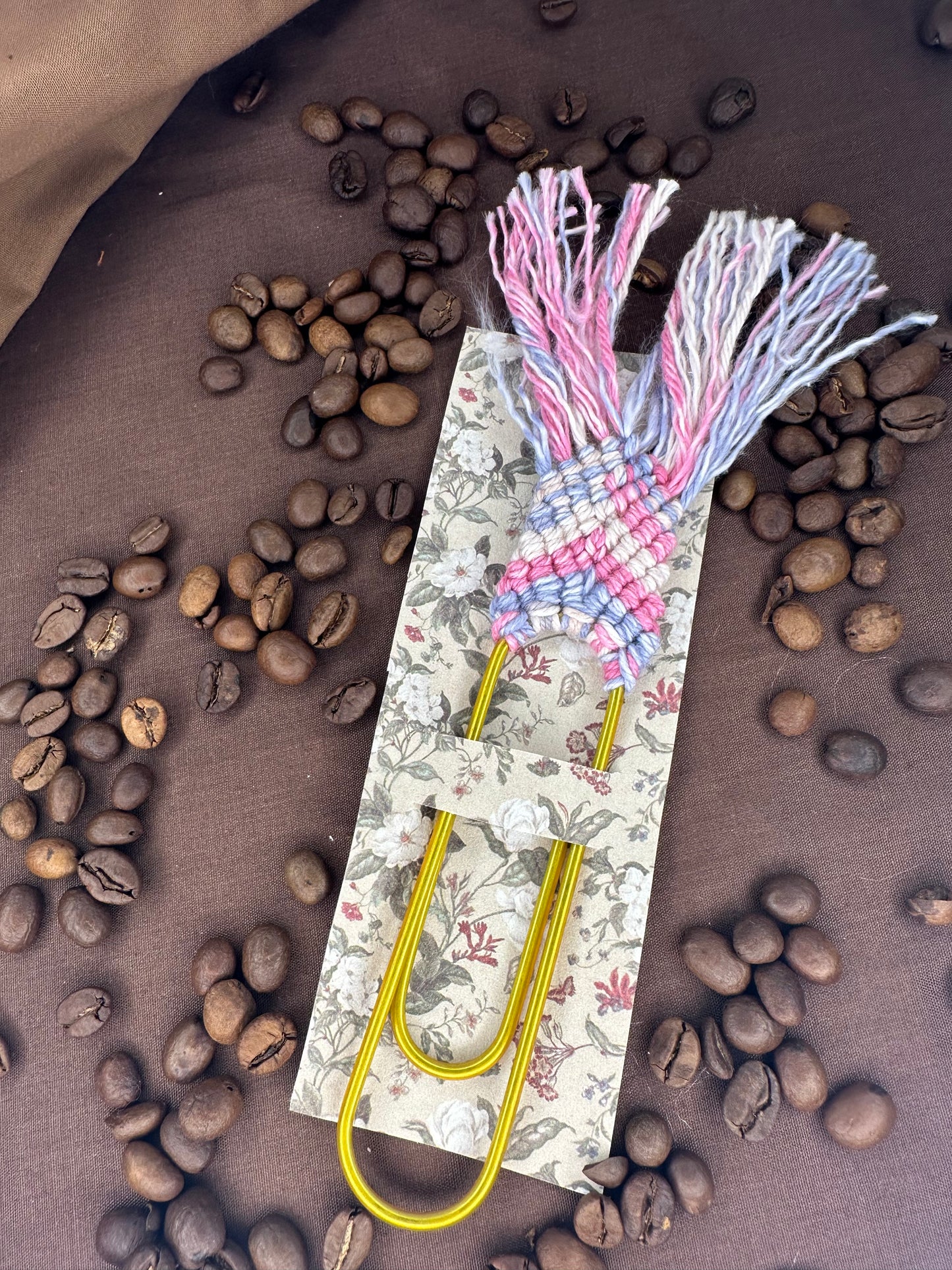 Bookmarks Giant Paperclips Macrame